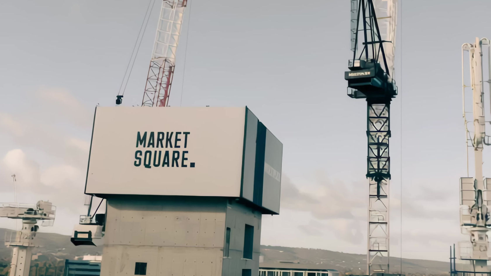 Urban Crane Hire - Central Market Upgrade